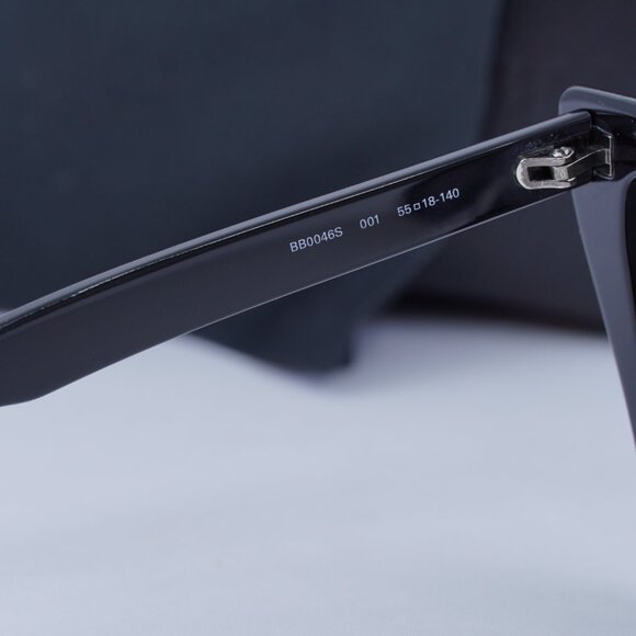Final Price! Balenciaga BB0046S 001 Black Grey Sunglasses main image 5